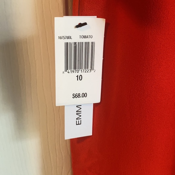 NWT. Emma and Michelle red dress, size 10. - Picture 3 of 3